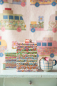 Preview: Tilda Patchwork Stoff Baumwolle - Wallflower - Blue